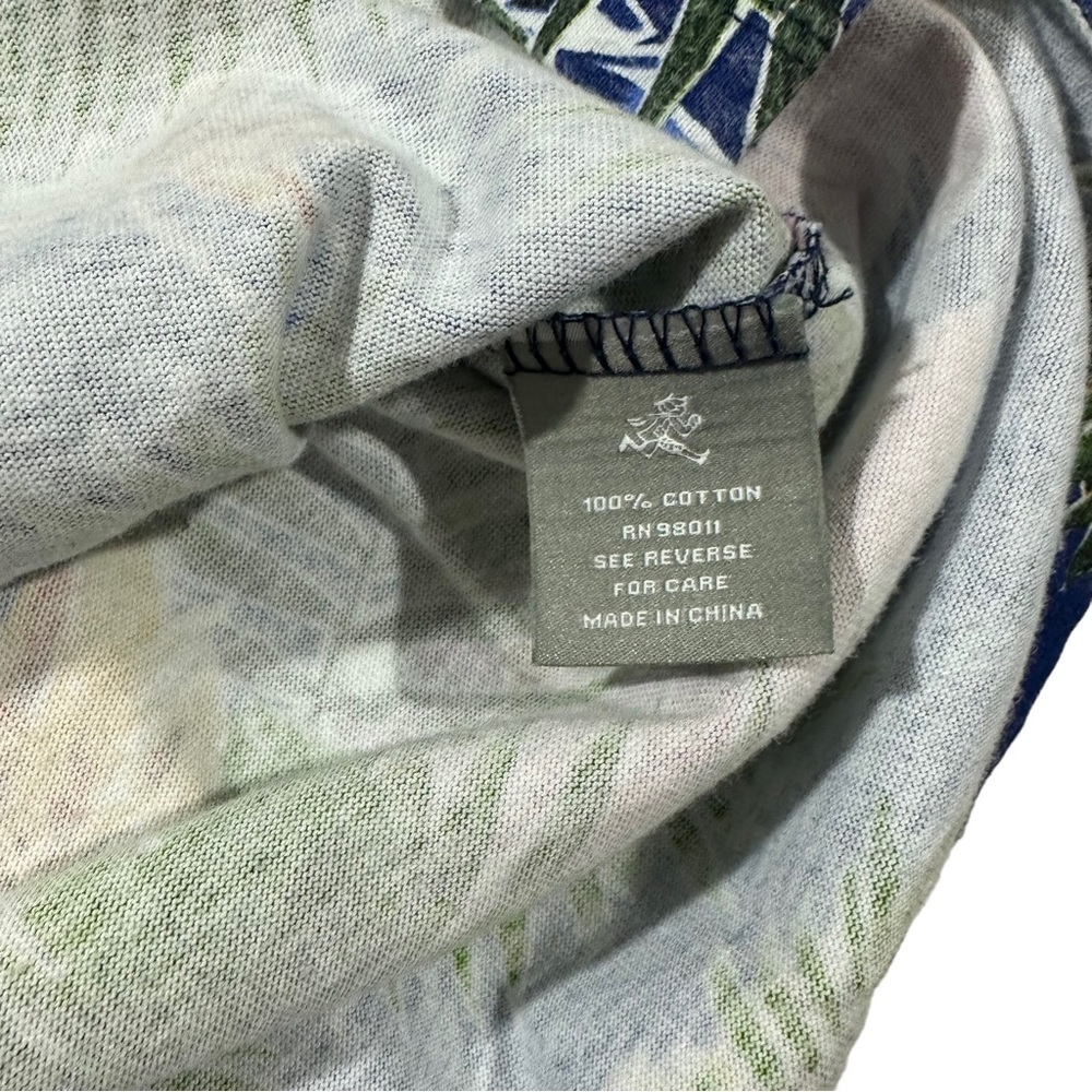 Play Cloths Botanical Jungle Set Mens Blue Shorts & Shirt Sz 36 XL Hawaii Aloha - Picture 8 of 16